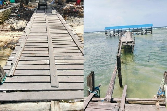 Jembatan Pesisir Marasende Pangkep Belum Fungsional Meski Direhabilitasi