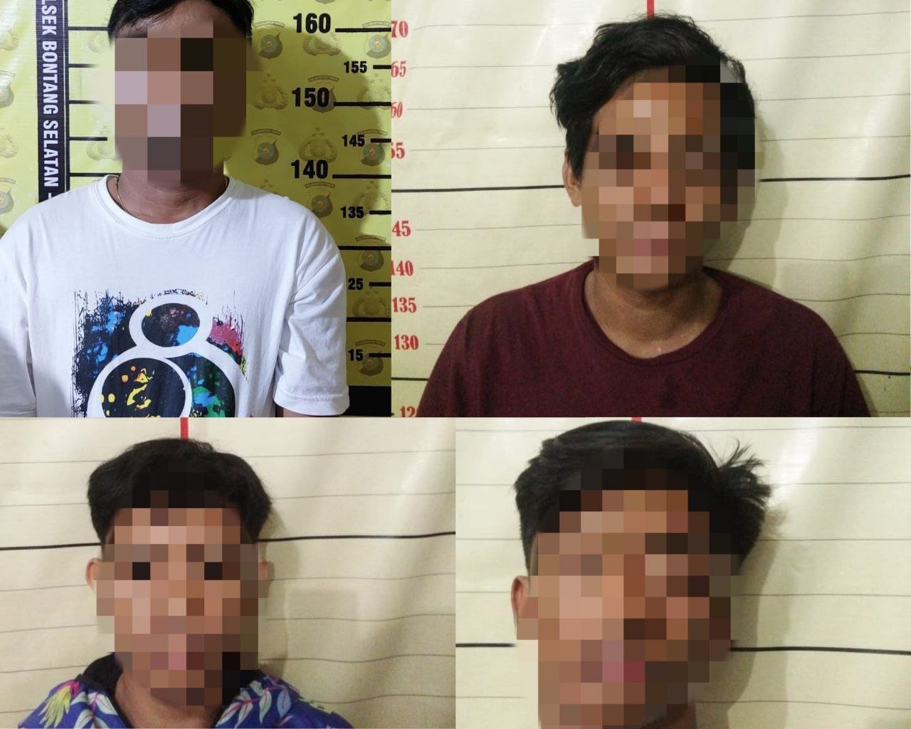 Operasi Dua Malam, 4 Orang Ditangkap Gegara Sabu, Amankan 36,45 Gram