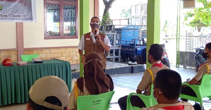 Partisipasi TMMD ke-112, BPBD Bontang Sosialisasi Bencana Banjir