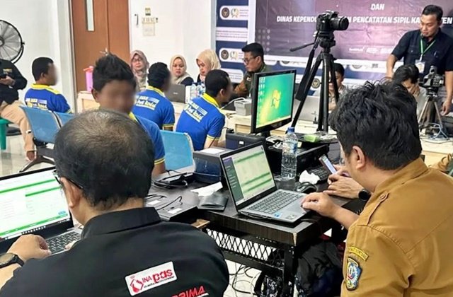 Pemutakhiran Data NIK, 137 Warga Binaan Lapas Bontang Direkam Biometrik