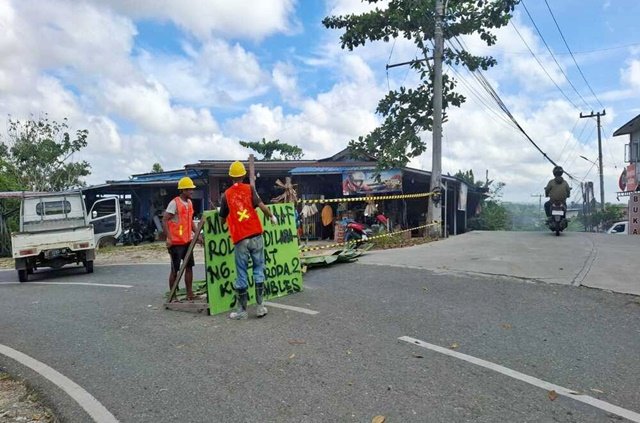 Jalan Amblas di Balikpapan Ditutup, Akses Warga Terganggu Sebulan