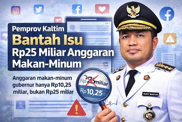 Isu Rp25 Miliar Makan-Minum Gubernur Kaltim, Ini Faktanya