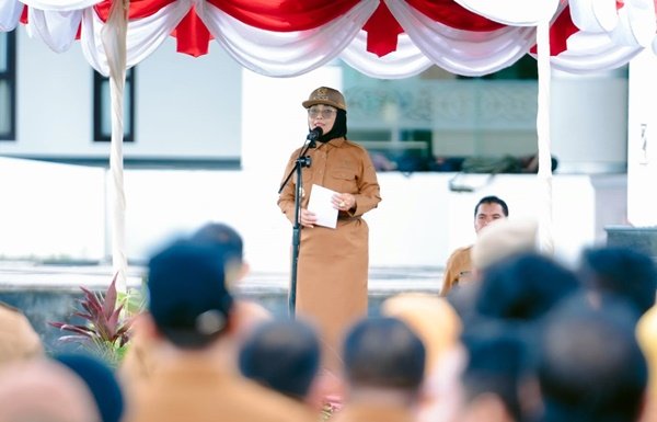 Apel Pascalibur Lebaran, Wali Kota Bontang Singgung JHT untuk ASN dan Honorer hingga Relokasi Rumah Jabatan