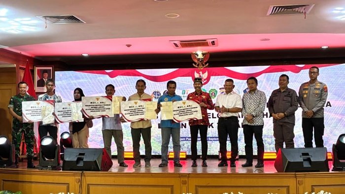 Wujudkan Reforma Agraria, Badan Bank Tanah Distribusikan 23 Sertifikat Hak Pakai di PPU