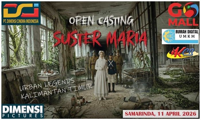 Film “Suster Maria” Libatkan Talenta Kaltim, Open Casting Diserbu Peserta di Samarinda-Balikpapan