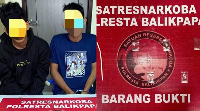 Bawa Lima Paket Sabu, Dua Pemuda di Balikpapan Diringkus