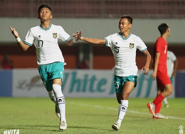 Timnas Indonesia U-16 9 Kali Jebol Gawang Singapura Tanpa Balas